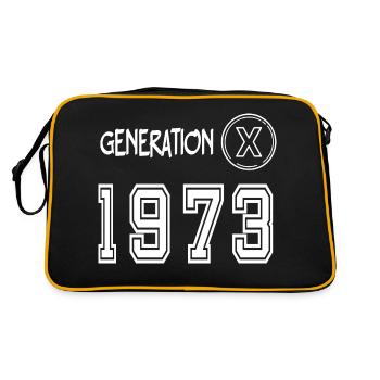 Génération X 1973 - Sac Retro - noir/or - Dos