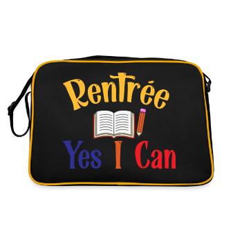 Rentrée scolaire - Sac Retro - noir/or - Dos