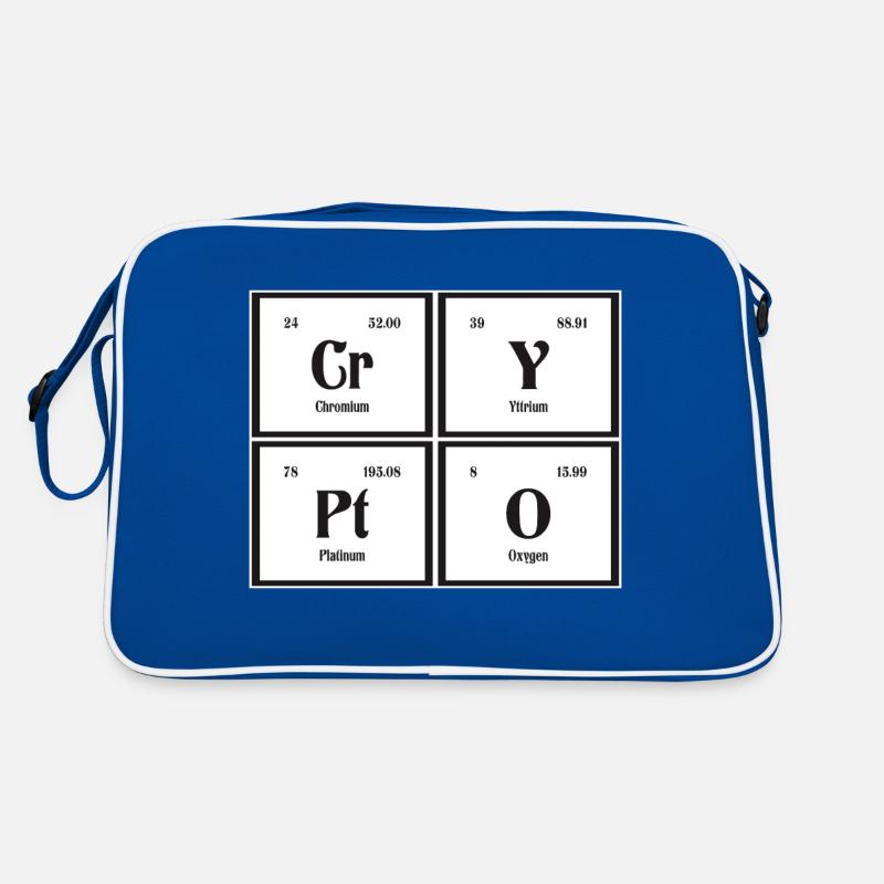 Crypto | Tableau périodique des éléments Sac Retro