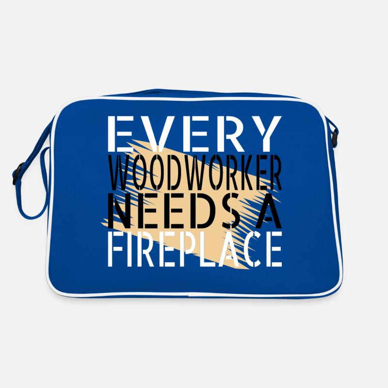arborists fun cool logging lumberjackwoodworking Retro Bag