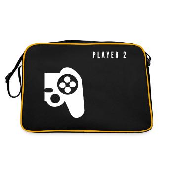 Player 2 Parent - Retro Bag - black/gold - Back