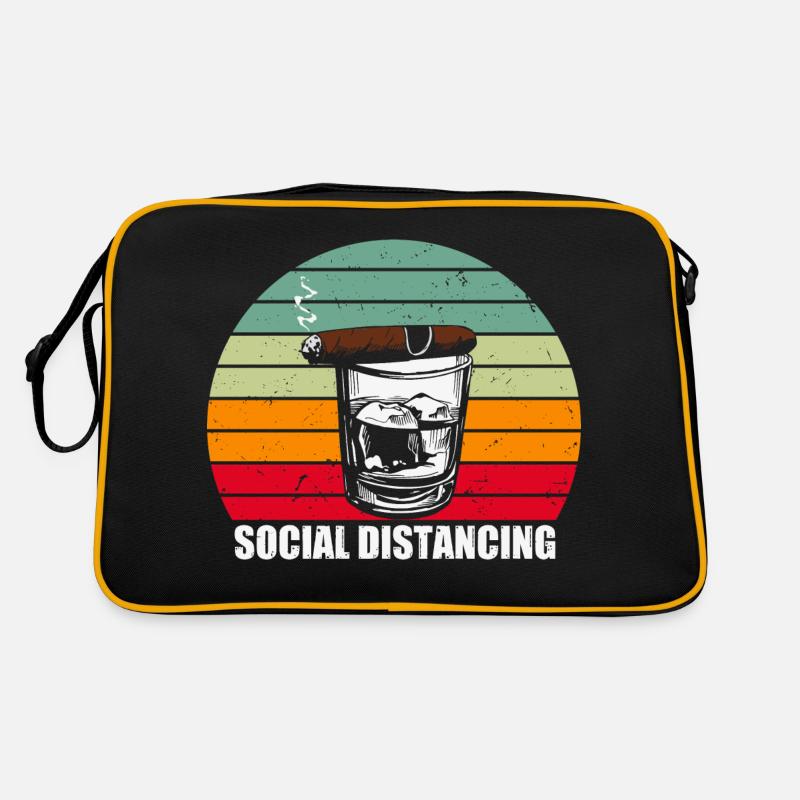 Social Distancing - Passionszigarre Retro Tasche