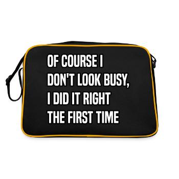 of course your opinion matters just not to me - Retro Bag - black/gold - Back