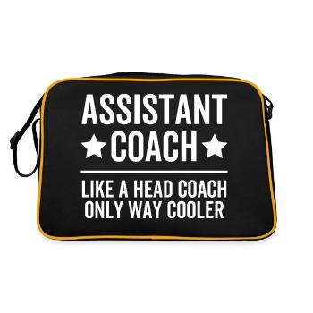 Assistant Coach Like a Head Coach Only Way Cooler - Retro Bag - black/gold - Back