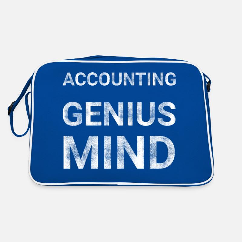 Accounting Genius Mind Retro Bag