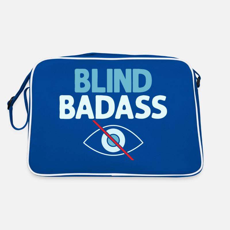 Aveugle Badass Cécité Points Braille Sac Retro