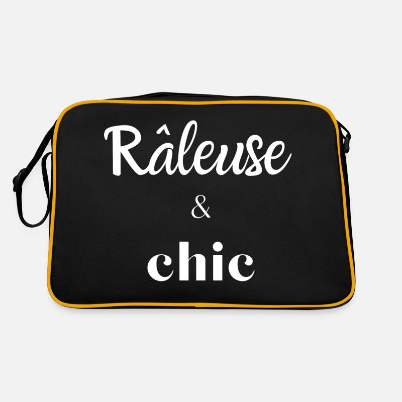 râleuse et chic Sac Retro