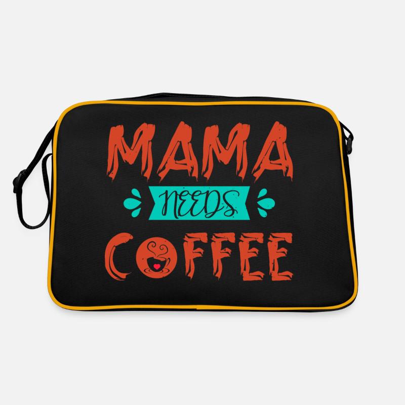 MAMA NEEDS COFFEE Retro Bag