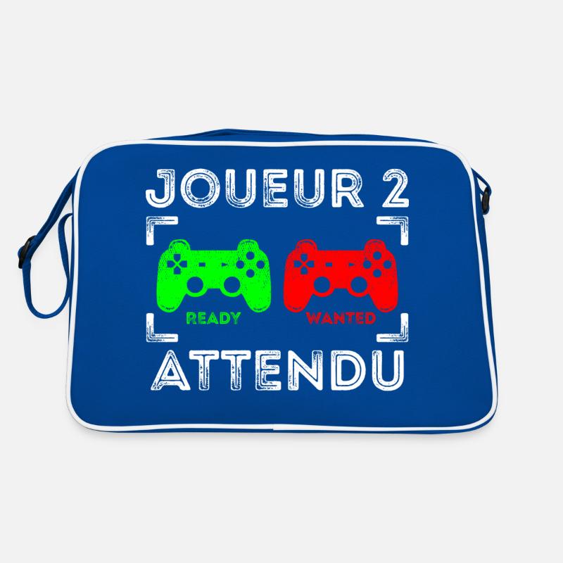 joeur 2 attendu - jeu video gamer Sac Retro