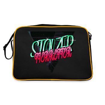 cadeau d’anniversaire véganisme droits des animaux drôle - Sac Retro - noir/or - Dos