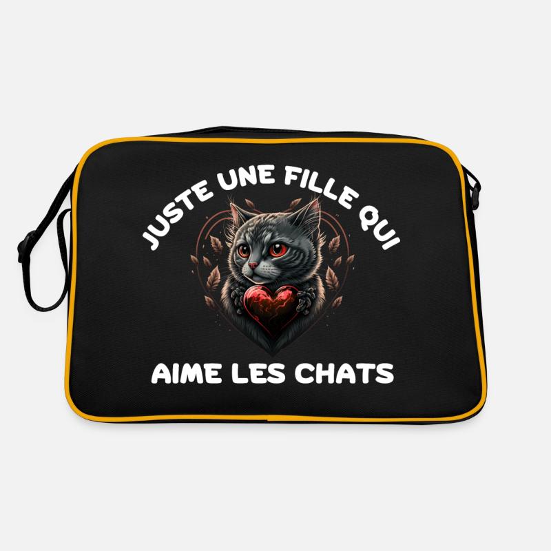 Amoureuse des chats Sac Retro