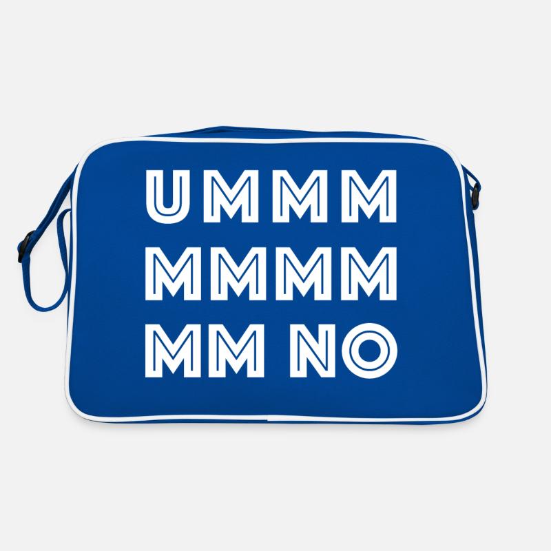 Hmmm, Nein | Lustige Sprüche, Sarkasmus Retro Tasche