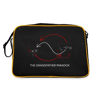 Grandfather Paradox - Retro Bag - black/gold - Back