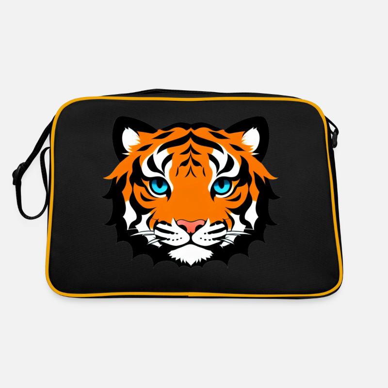 Comic Tiger Mignon Drôle Cool Cartoon 2 Sac Retro