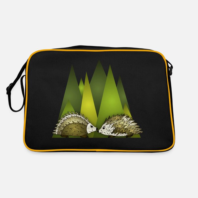 Hedgehogs Retro Bag