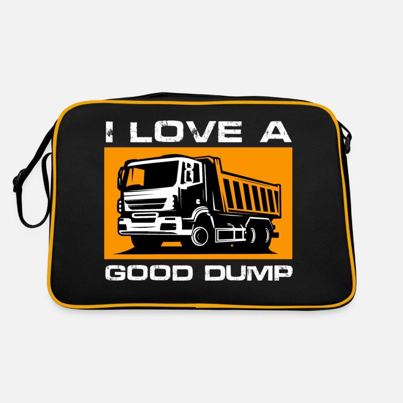 I Love a Good Dump Retro Tasche