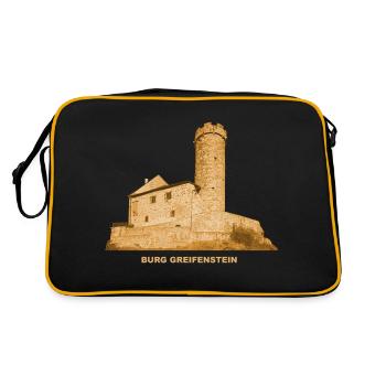 Château de Greifenstein Bad Blankenburg Thuringe - Sac Retro - noir/or - Dos