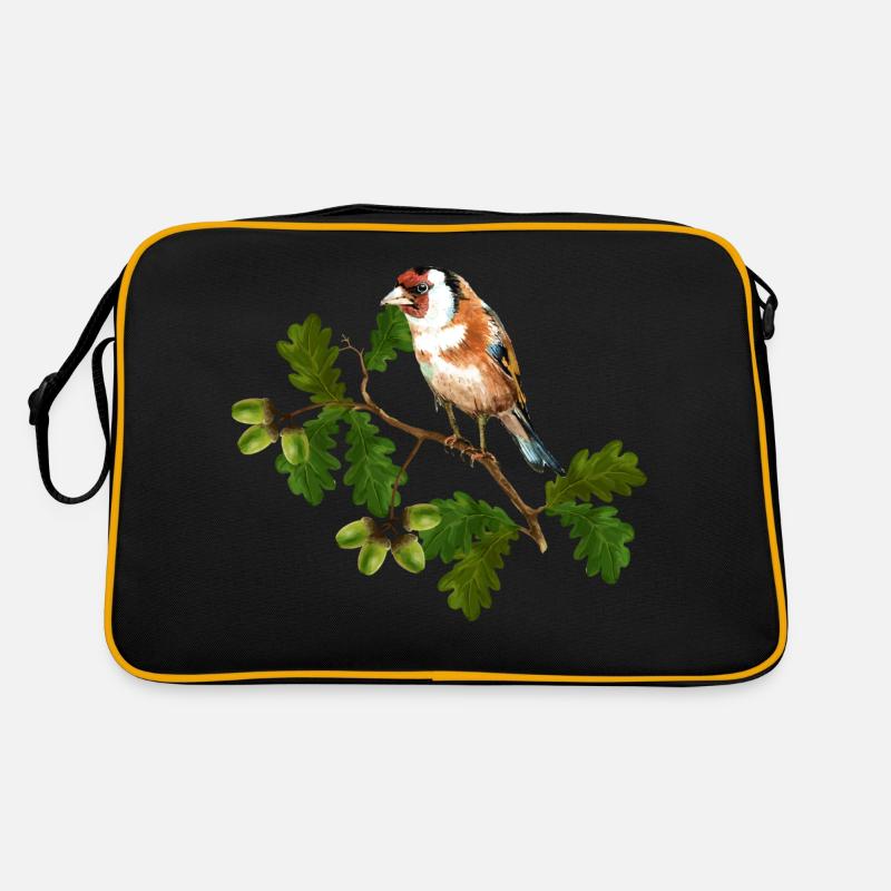 Bunter Vogel Retro Tasche