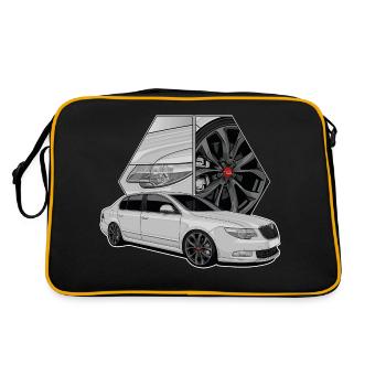 Limousine // Illustration - Sac Retro - noir/or - Dos