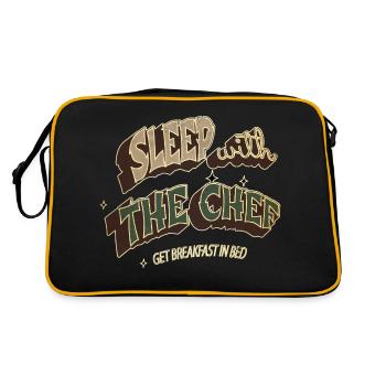 Funny Quotes Chefs Hat Sous Chef Chefowner Sayings - Retro Bag - black/gold - Back