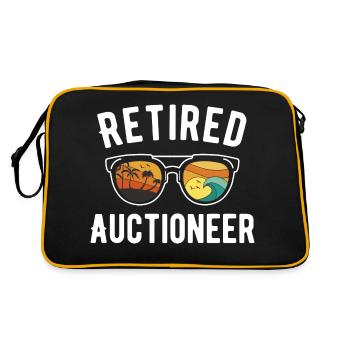 Retired auctioneer Beach Getaway - Retro Bag - black/gold - Back