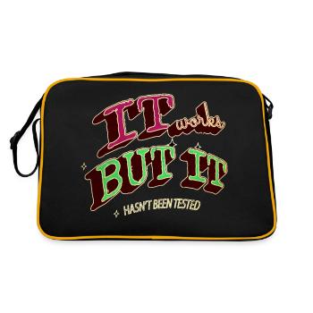 Cadeau préféré des papas Admin Humour de l’ordinateur - Sac Retro - noir/or - Dos