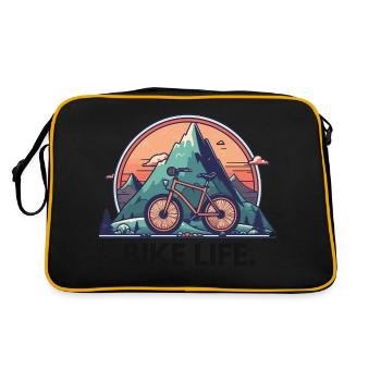 Bike Life - Sac Retro - noir/or - Dos