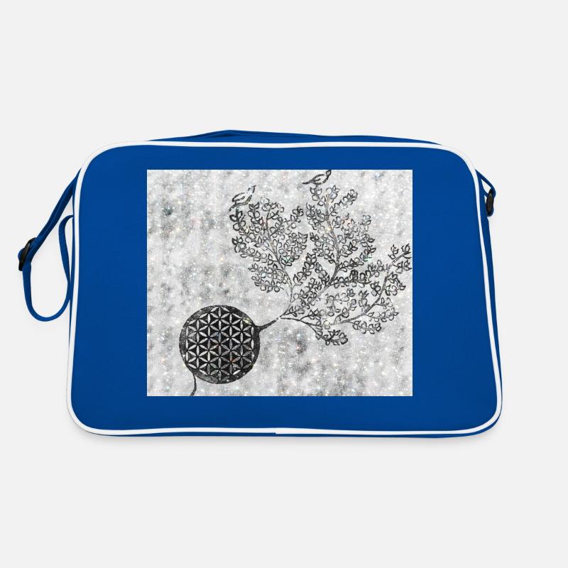 Persischer Lebensbaum Nr. 5 Retro Tasche