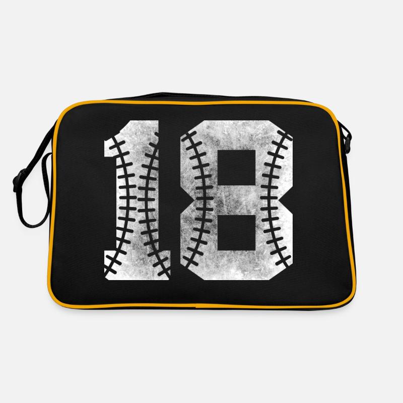 Numéro de baseball 18 numéro de maillot préféré Sac Retro