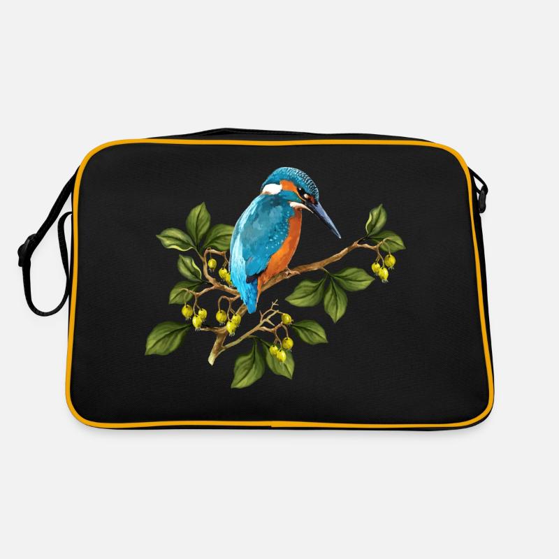 Oiseau coloré Sac Retro