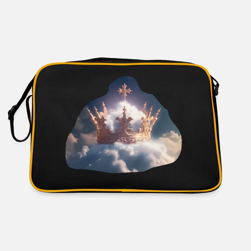 Crown with clouds Retro Bag