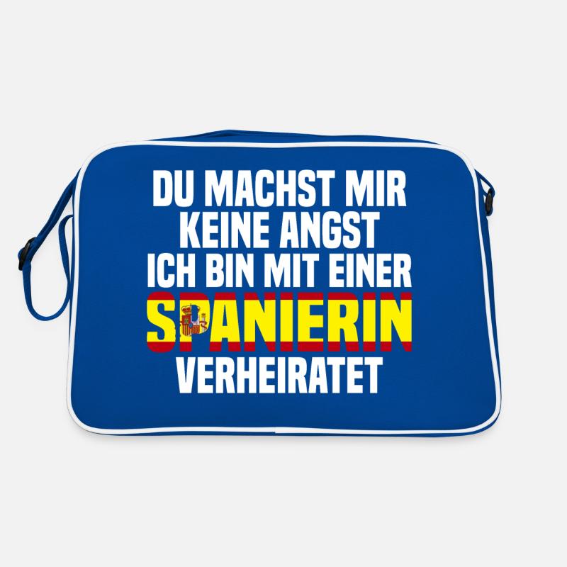Du machst mir Keine Angst ich bin mit einer Spanie Retro Tasche