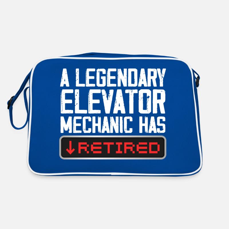 A legendary elevator mechanic has retired Retro Tasche