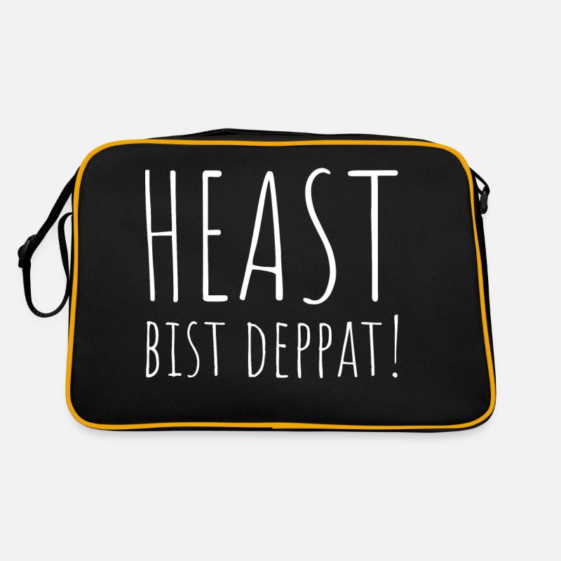 Heast bist deppat Retro Tasche