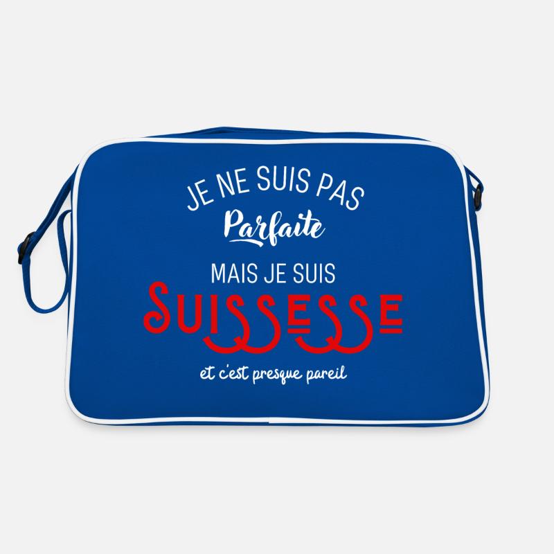 Pas parfaite mais suissesse Sac Retro