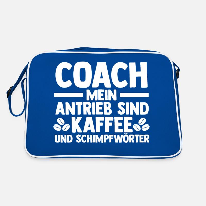 Kaffee Mannschaft Trainer Und Coach Retro Tasche