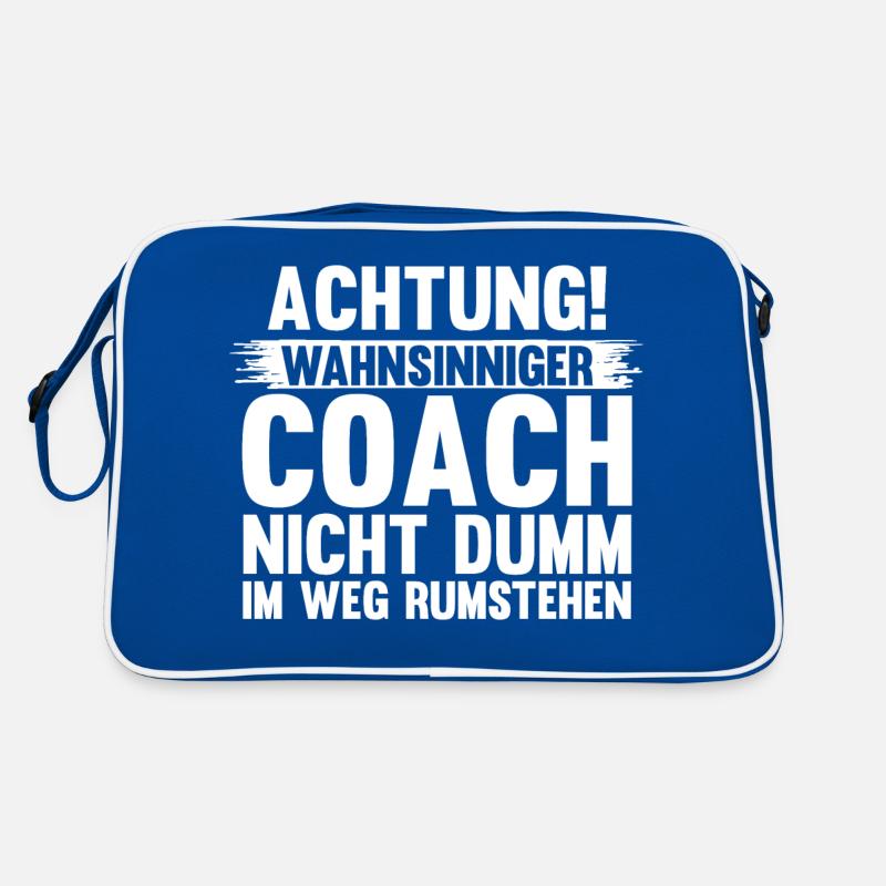 Mannschaft Trainer Und Coach Retro Tasche