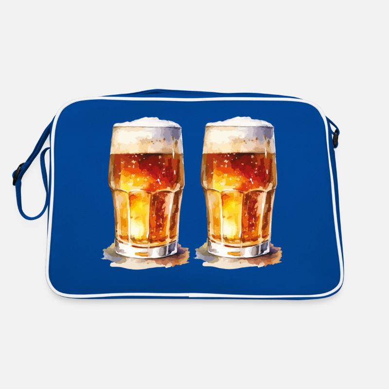 bier 2 Retro Tasche