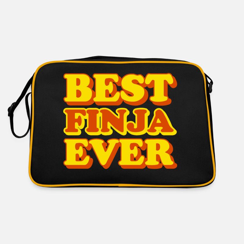 Finja First Name Funny Gift Retro Bag