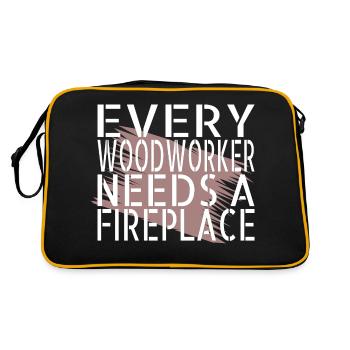 Une idée de prière de charpentiers meilleure idée de cadeau - Sac Retro - noir/or - Dos