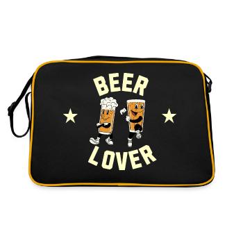 Gifts for Beer Lovers - Retro Bag - black/gold - Back