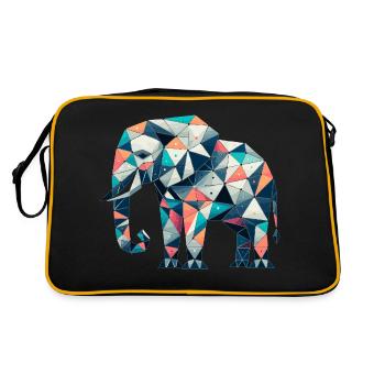Éléphant // éléphant - Sac Retro - noir/or - Dos