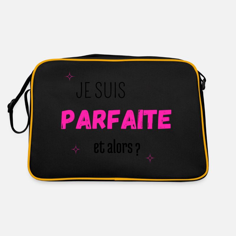 Je suis parfaite et alors Sac Retro