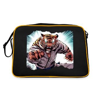 Karate Judo Japanese - Retro Bag - black/gold - Back