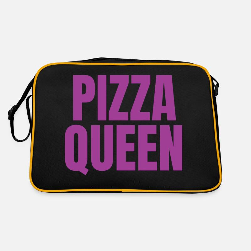 PIZZA Queen - Retro Bag - black/gold