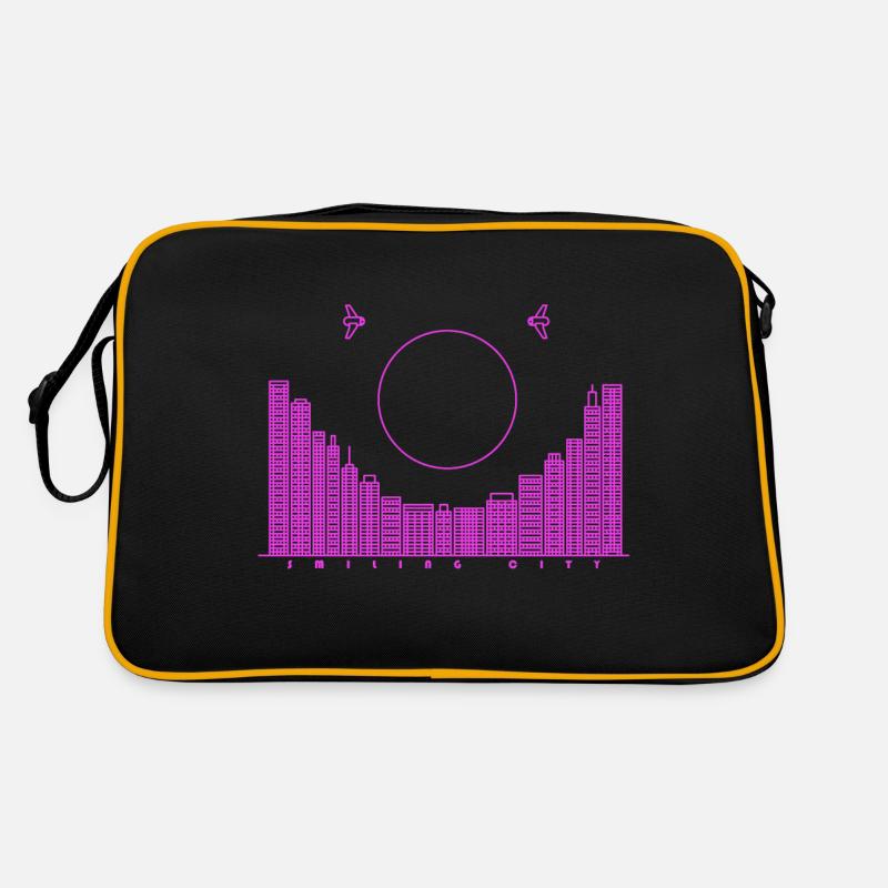 SmilingCity- purple version Retro Bag