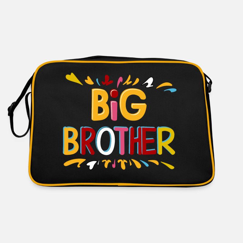BIG BROTHER - Retro Bag - black/gold