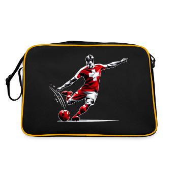 Football Suisse - Sac Retro - noir/or - Dos
