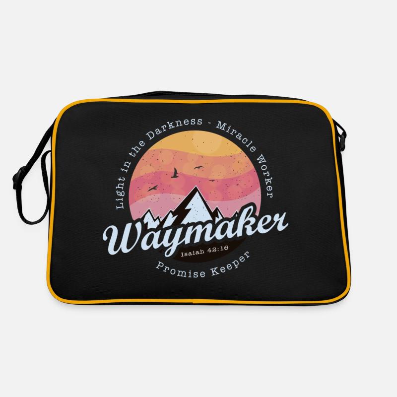 Waymaker Promise Keeper Miracle Worker - Jesus Retro Bag