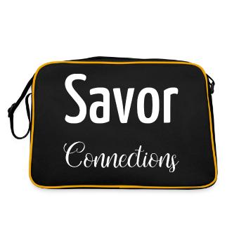 Favoriser les connexions Citations de connexion - Sac Retro - noir/or - Dos